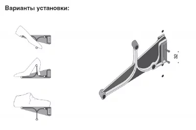 Полка для обуви Tac универсальная, 560-960мм, отделка серая