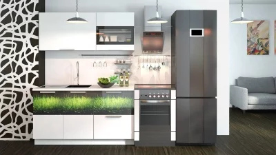 Кухонный гарнитур длиной - 210 см