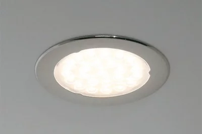 Комплект из 1-го светильника LED Metris V12, 3050-3250K, отделка никель глянец