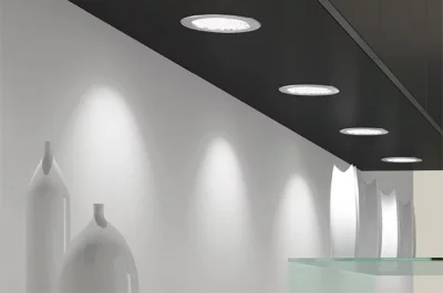 Комплект из 1-го светильника LED Metris V12, 3050-3250K, отделка никель глянец