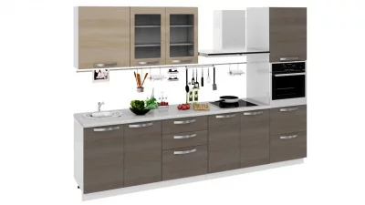 Кухонный гарнитур длиной - 300 см (с пеналом ПБ)