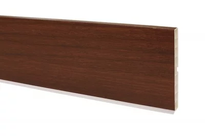 1565 Цоколь ПВХ H.120, L=4000, орех античный NEW