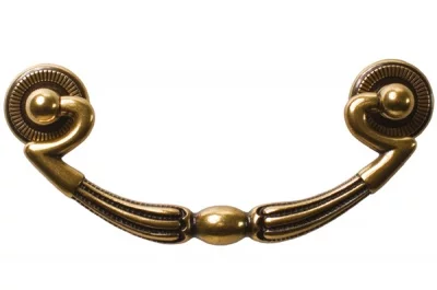 Ручка-скоба 96мм, отделка бронза "Валенсия"