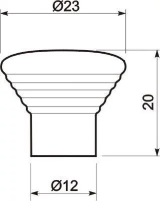 GTV: Мебельная ручка, хром GZ-ZH-011-01A