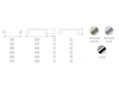 Nomet: Ручка металлическая релинговая - C-211.G5
