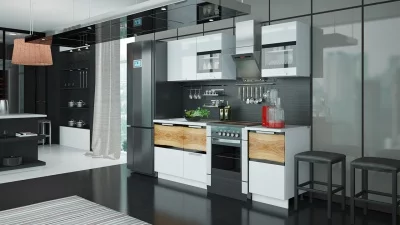 Кухонный гарнитур длиной - 210 см Кухонный гарнитур длиной - 210 см