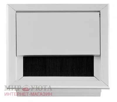 Заглушка кабель-канала, алюминиевая, 80х80 мм: 2113.80