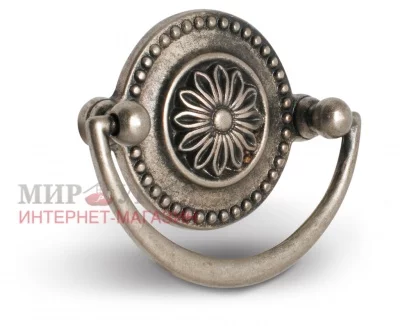 Ручка-капля 52мм серебро состаренное: M1310B00SFE