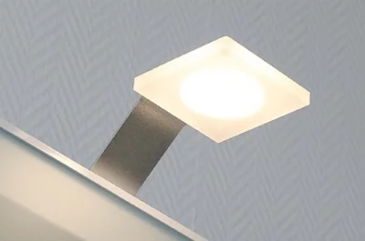 Комплект из 1-го светильника LED Quadro S, 4500K, отделка акрил матовый/алюминий