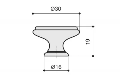 Ручка-кпопка, отделка бронза античная &quot;Флоренция&quot; + керамика