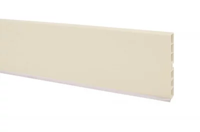 0443 Цоколь ПВХ H.100, L=4000, магнолия NEW