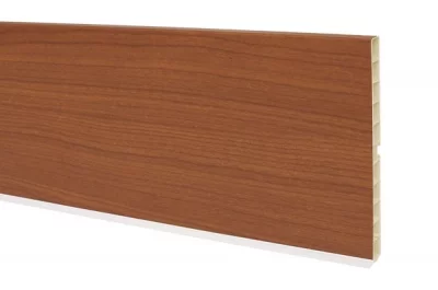 1856 Цоколь ПВХ H.150, L=4000, вишня стандартная NEW