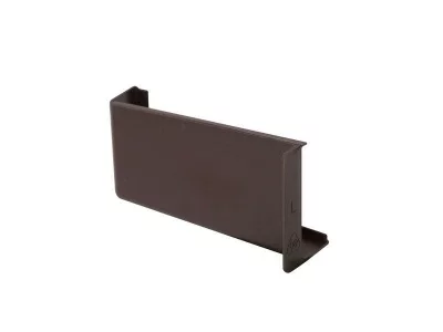 Накладка декоративная для навеса шкафа 806000400SX, коричневая, левая