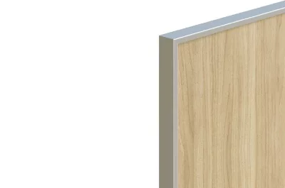 Профиль кромочный под пропил для 17,3мм, L=3000мм, отделка алюминий анодированный