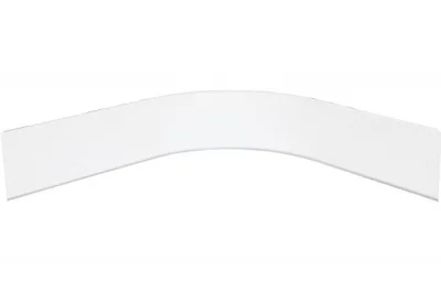02 Закругление универсальное для цоколя ПВХ Н.150, белый