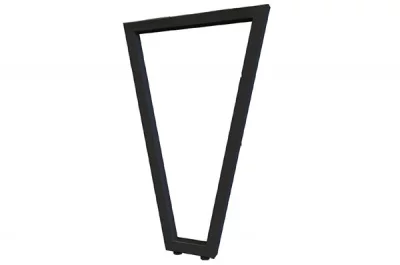 Опора для стола V-образная Лиссабон-Т l.550, h.870, отделка черный бархат (матовый)