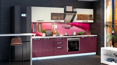 Кухонный гарнитур длиной - 300 см (со шкафом НБ)