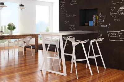 Опора для стола наклонная Фиджи, l.595, h.870, отделка белый бархат (матовый)