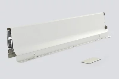 Боковина для ящика H.90 L=350, левая, отделка белая