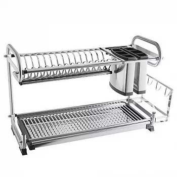 GTV: Двухуровневая сушка, настольная 252x670x385 инокс OC-A0460D-06