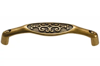 Ручка-скоба 128мм, отделка бронза &quot;Валенсия&quot;