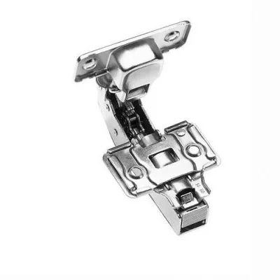 Петля GTV ZM-НСKT 90 градусов угловая самозакрывающаяся с планкой, для фальшпанелей регулировка в 3: ZM-HCKT90-3DBEO-S