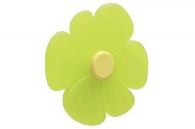 Ручка-кнопка 32 мм, отделка салатовая