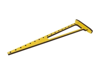 Мебельный кондуктор "угольник" система "32" диаметр втулки 7 мм, МК-15