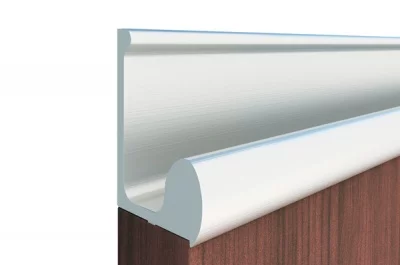 Профиль-ручка для 18 мм ДСП, L=4000мм, отделка алюминий анодированный