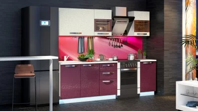 Кухонный гарнитур длиной - 240 см