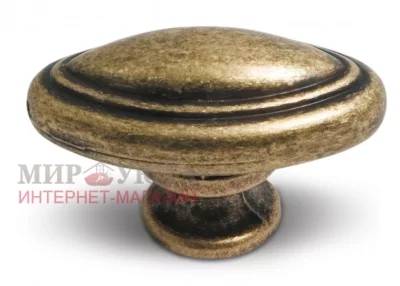 DEMETER Ручка-кнопка бронза состаренная: A-025.G4