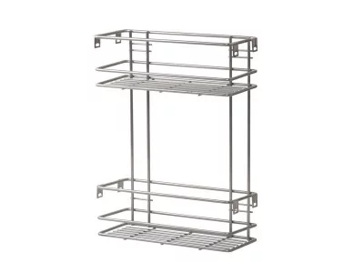 Бутылочница в базу 150мм, полного выдвижения, 342х250х150мм, хром