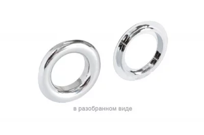 Ручка врезная, отделка хром глянец