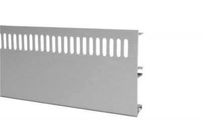 195 Решётка вентиляционная для цоколя Н.120, L=600, алюминий