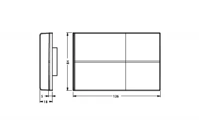 Крышечка декоративная для подвески арт.807.XL.RV, белая