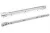 Комплект роликовых направляющих L=250мм, отделка белый
