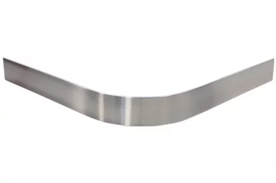 183/813 Закругление для цоколя ПВХ Н.120, под шлифованную нержавеющую сталь