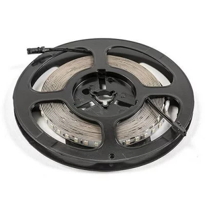 Светодиодная лента GTV 2835, 120 д/м, 30W, 12V, IP20, CCT, FLASH, 8мм, открытая, cоединитель mini Am: LD-2835-60-60-20-CCT