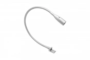 GTV: СветильникLED BOSTON, кроватный, 12V, LED 1W, с выключателем, IP20, теплый белый, Алюминиум LD-BOS1CBWG-53