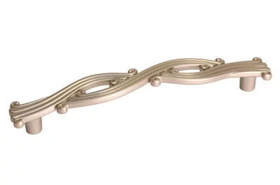 Ручка-скоба 128мм, отделка жемчуг