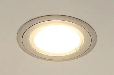 Комплект из 2-х светильников LED Camomilla, 3000K, отделка под алюминий/белый