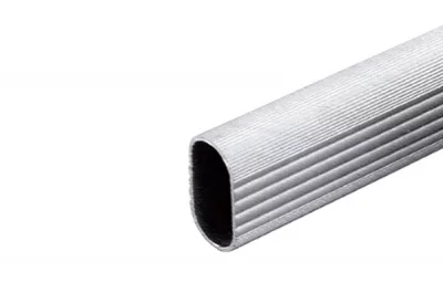 Штанга для шкафа 15х30, L=4000мм, отделка рифлёный алюминий