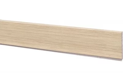 1713 NEW Цоколь ПВХ H.120, L=4000, белёный дуб Кортина