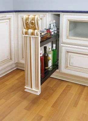 Kessebohmer: Бутылочница «Black Roger», для ширины фасада 150 мм