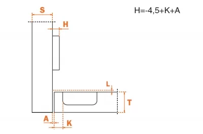 Мини-петля 94" вкладная