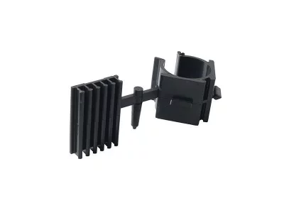 Клипса для ножек под цоколь ПВХ, пластик, черный Клипса для ножек под цоколь ПВХ, пластик, черный