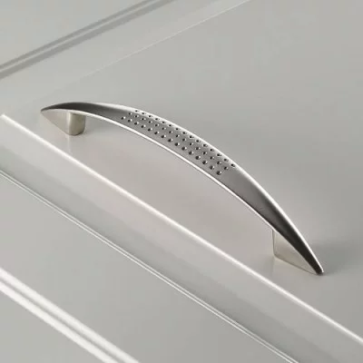 Ручка мебельная UZ-05, C=128 мм, сатин GTV UZ-05-128-02