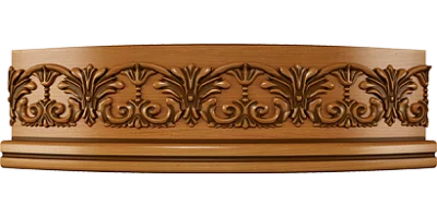 Планка подфризовая Премиум закругленная, коллекция Виктория