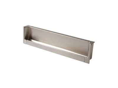 Врезная ручка 160мм, нержавеющая сталь/шлифованный никель