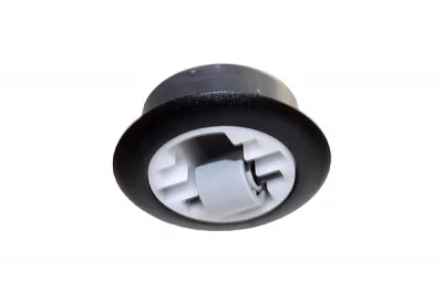 Колёсная опора, поворотная, цвет чёрный Колёсная опора, поворотная, цвет чёрный